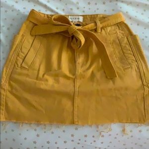 Pacsun brand mustard skirt